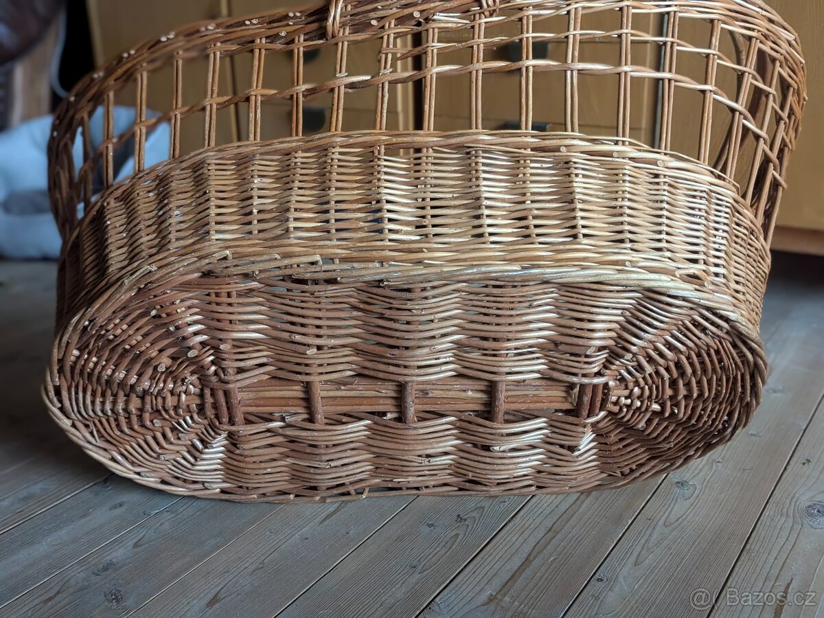 Proutěný koš s uchy - 7
