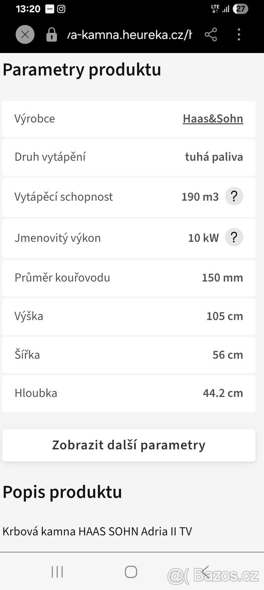 Krbova kamna s výměníkem Hass a sohn - 7