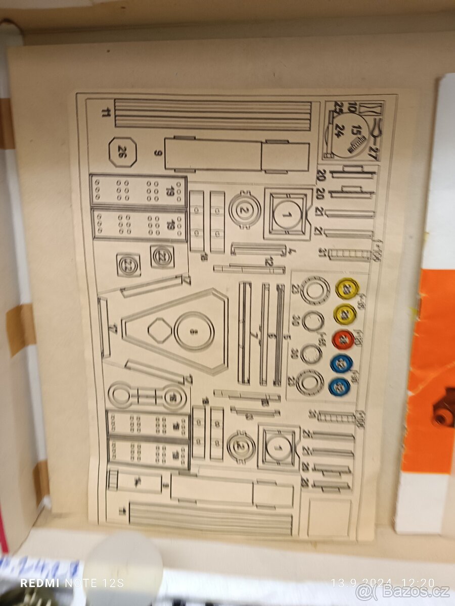 Retro stará dětská hra, skládačka - 7