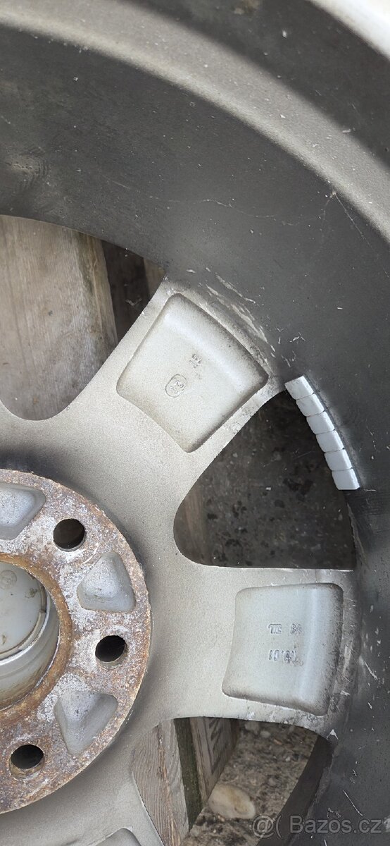 Alu kola r18, 6x139,7 Dotz, Ranger, zimní pneu 255/55 - 7