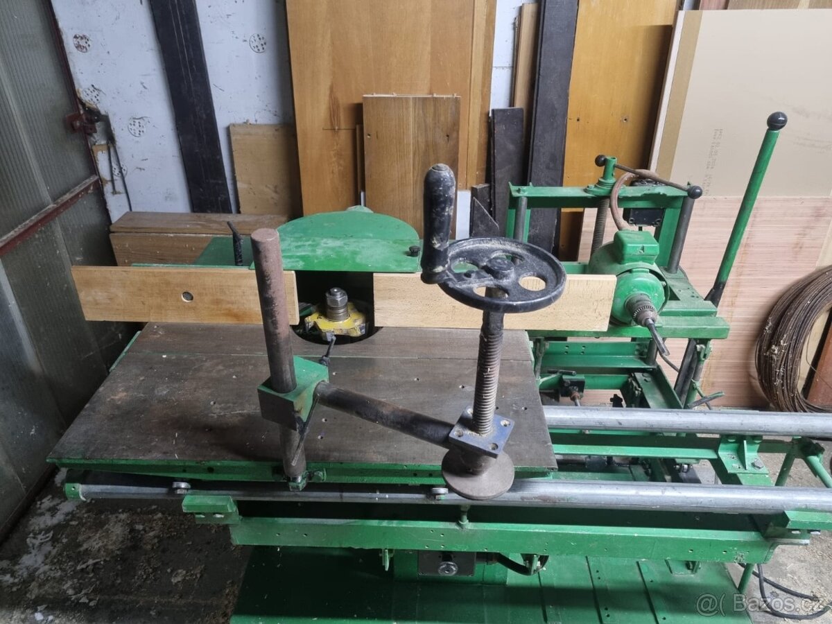 Kombinovaný stroj Dlabačka + Spodní frézka - 7