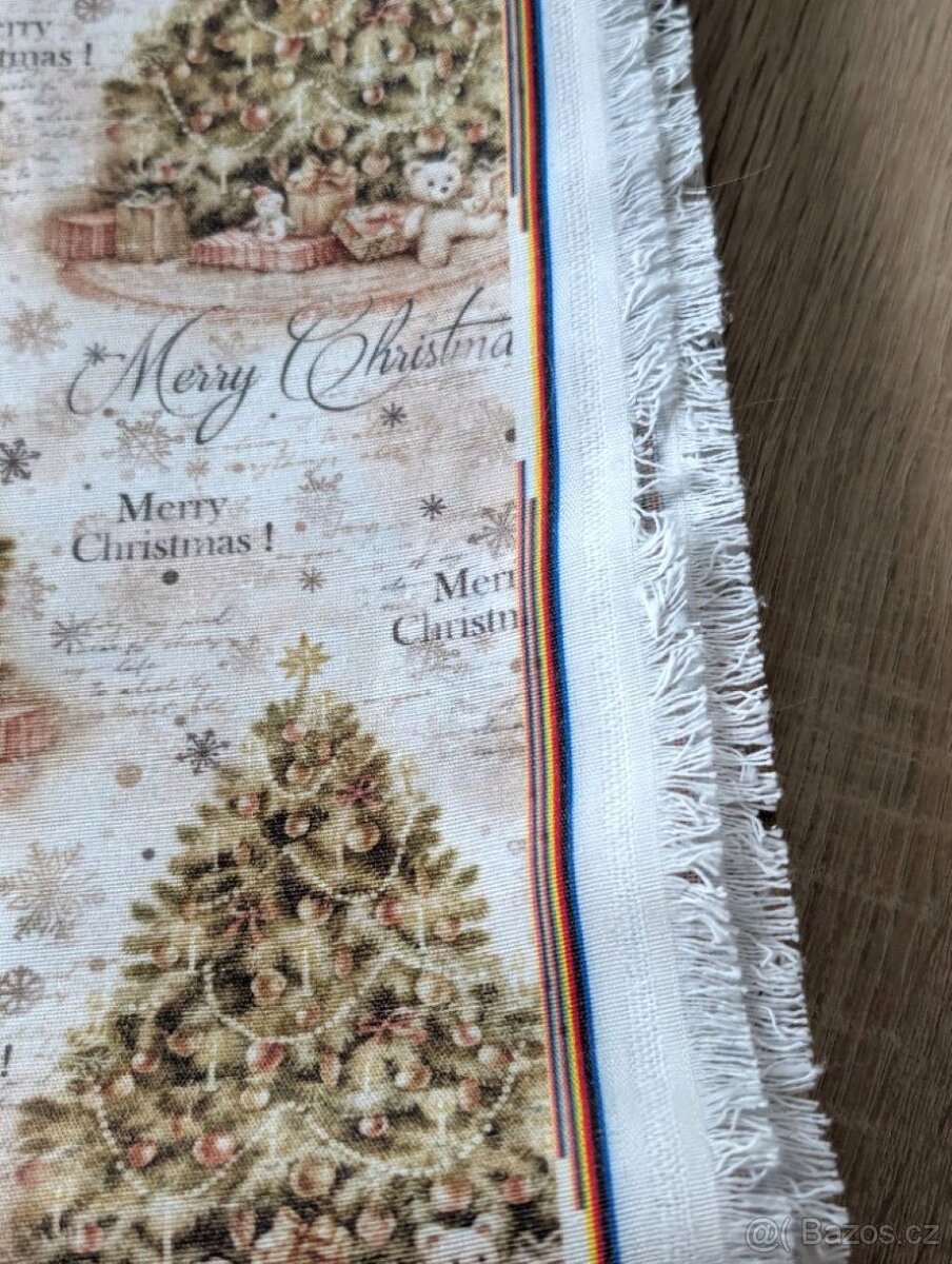 Vánoční látka, Marry Christmas, 3m vcelku. - 7
