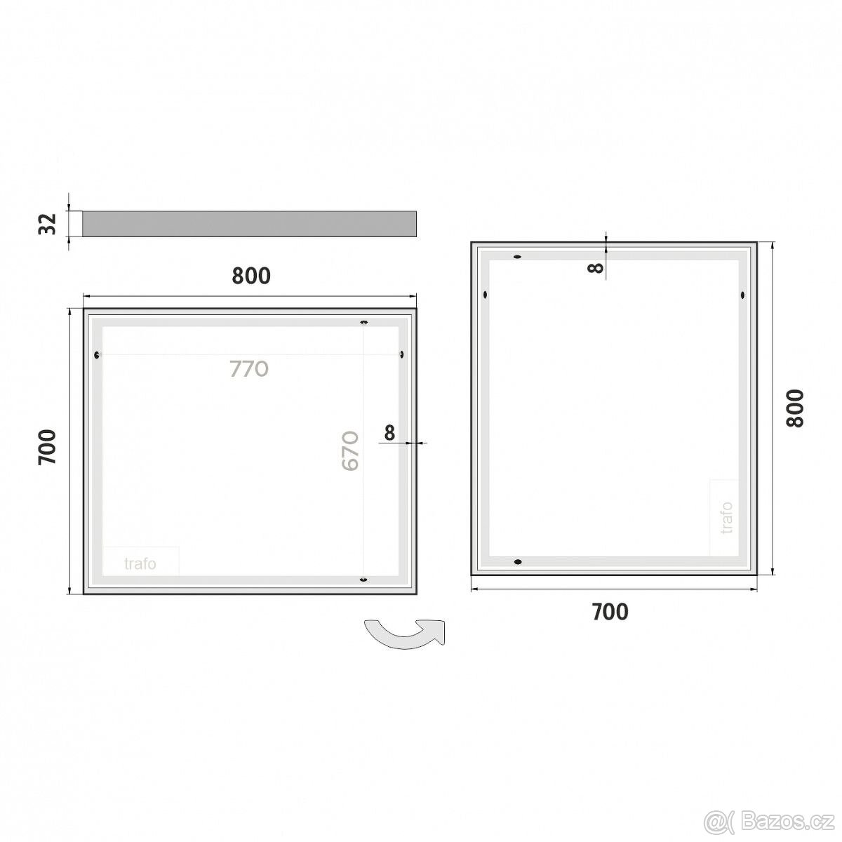 LED ZRCADLO 800x700 - 7