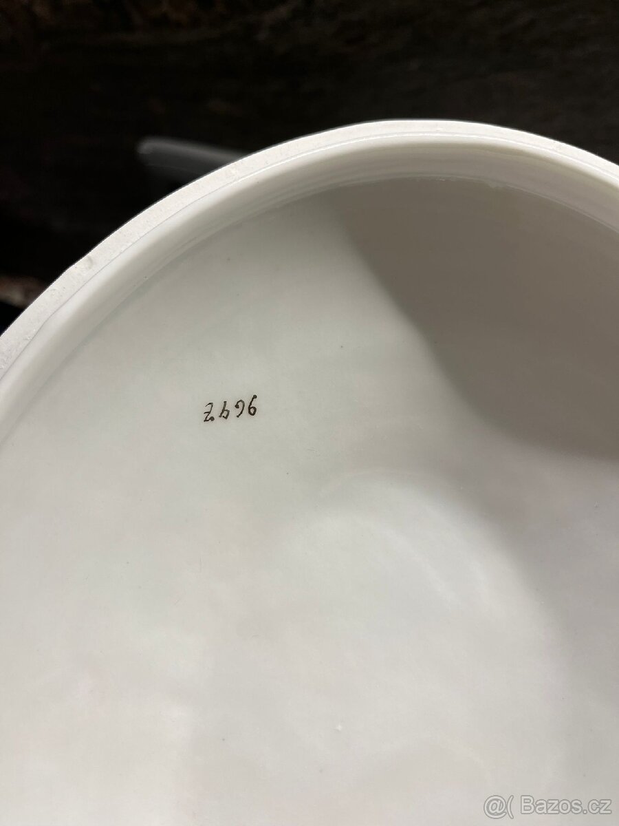 Servírovací sada se zeleným lemem - 7