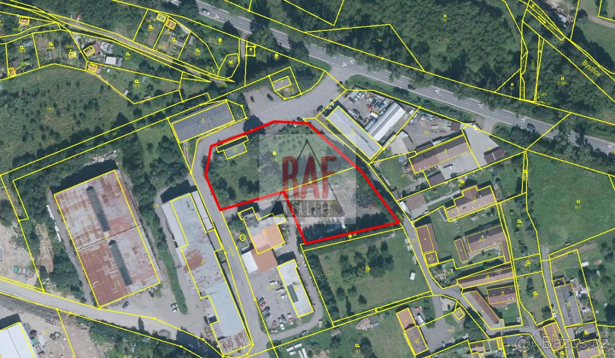 Prodej - komerční pozemek 5.069m2 - Bystřice n./P. - 7