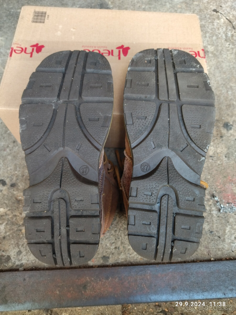 Kožené boty, vel. 37 - 7