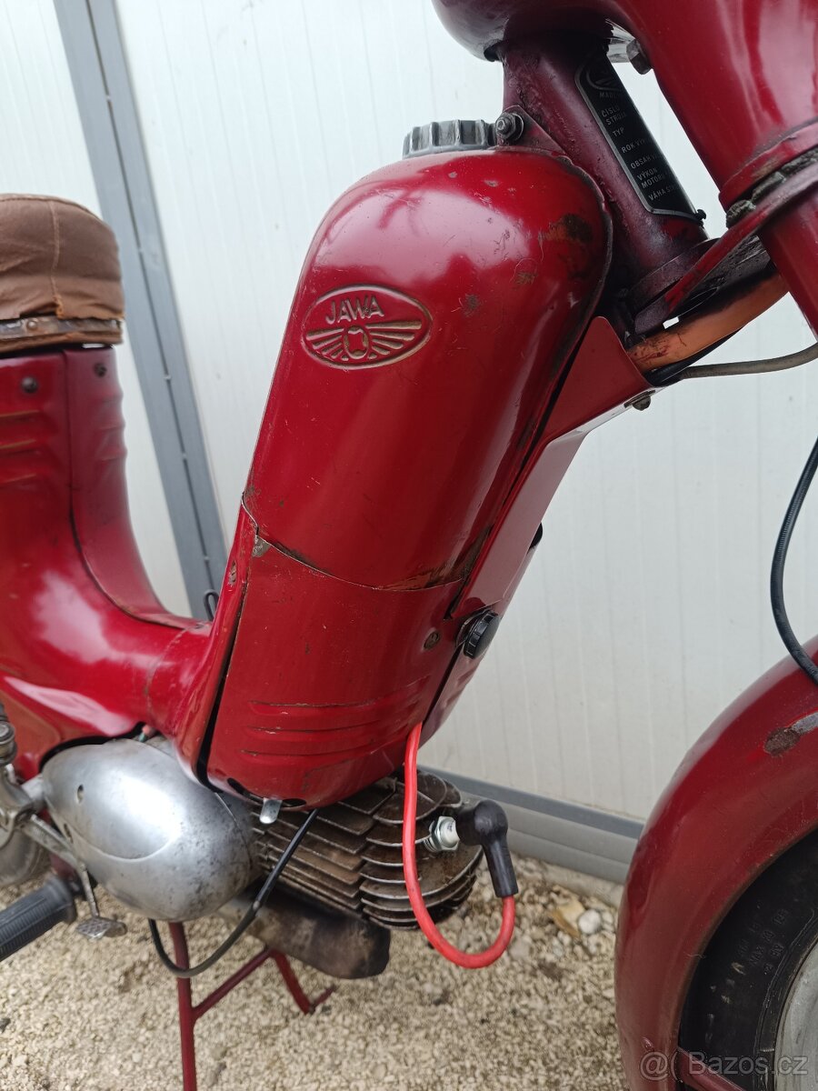 Jawa 550 pionier, parez + starý TP - 7