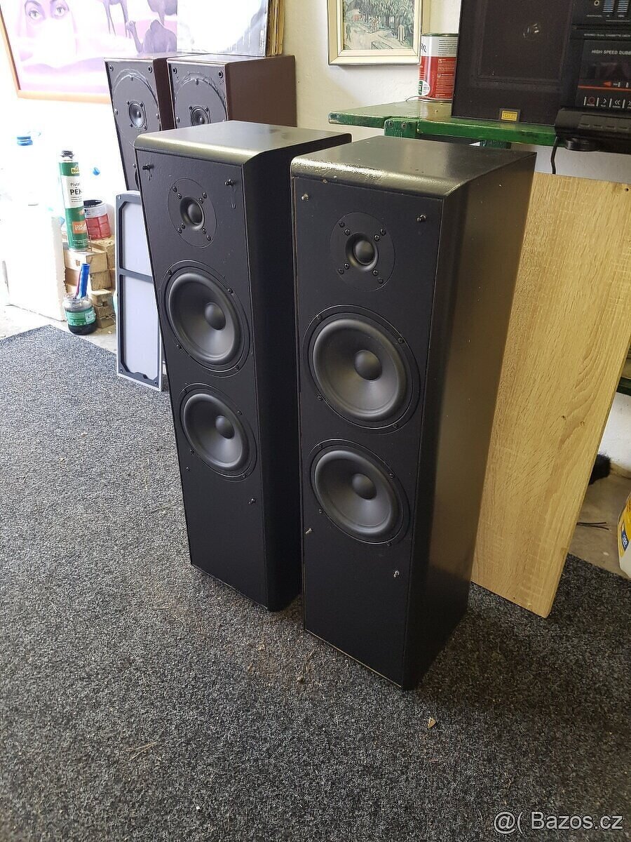 Reprobedny sloupové černé super zvuk a basy - 7