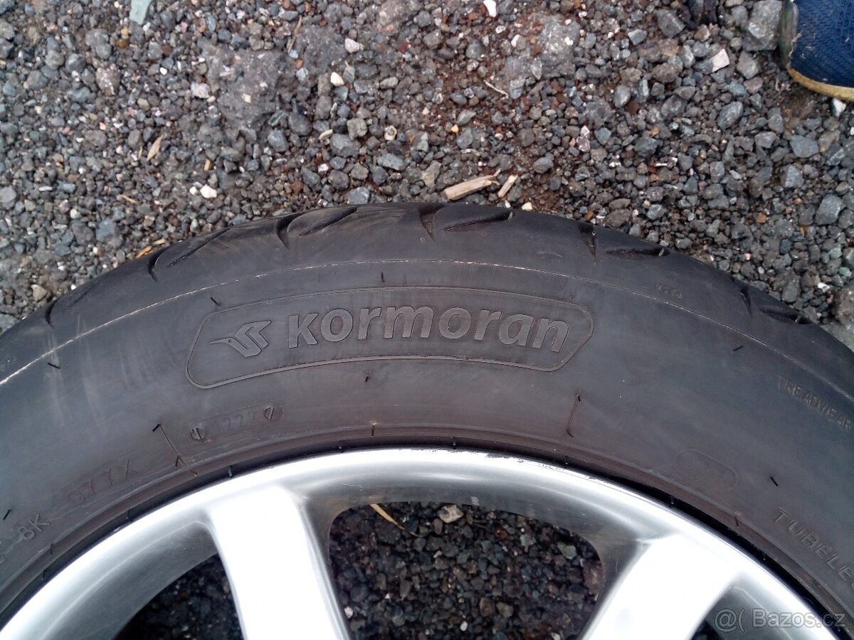 Alu kola R 17, ET 40, 5x108, vč. pneu 225/55 ZR 17 - 7