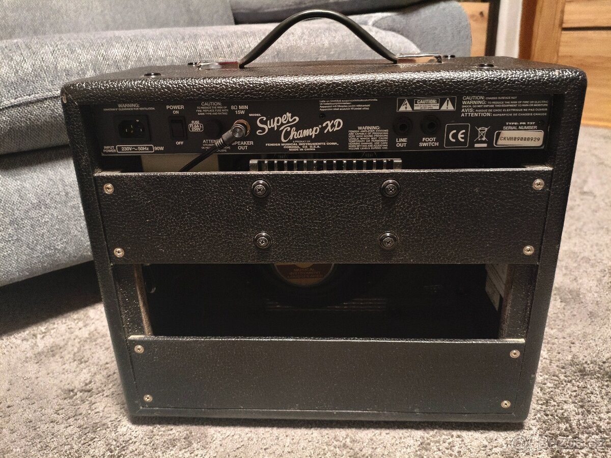 Fender Super Champ XD – Lampové kombo s DSP (15W) - 7