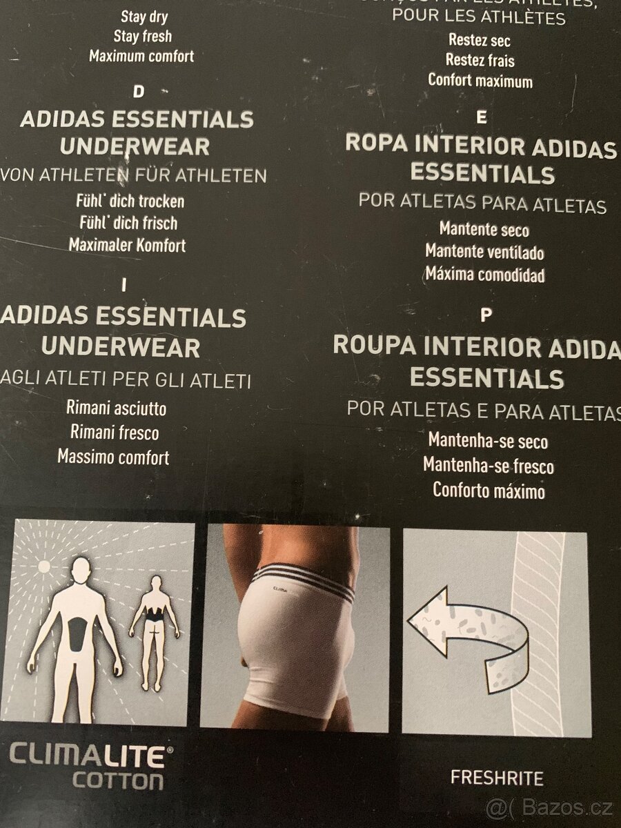 2x pánské boxerky Adidas,M, nové - 7