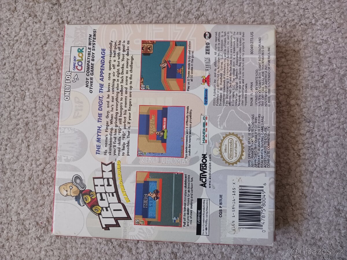 Nintendo game boy color Tech deck - 7