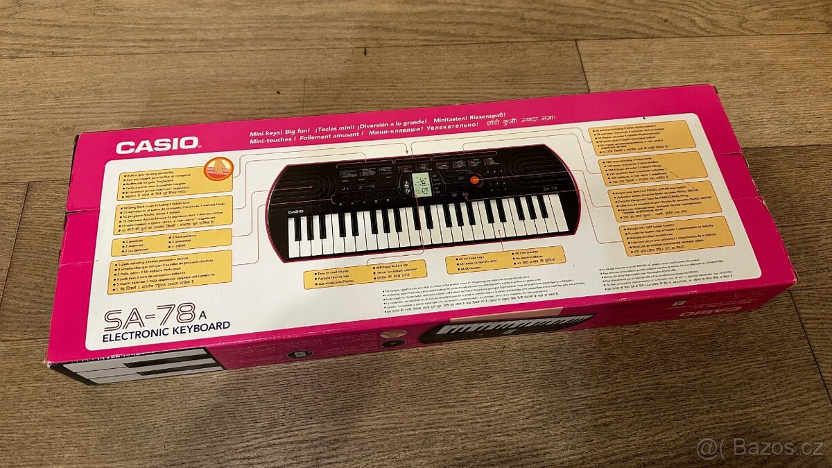 Klávesy Casio SA-78 - 7