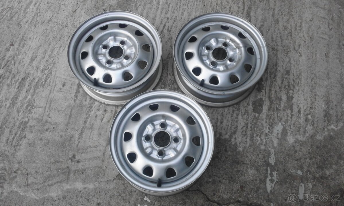 disky plechové Škoda Felicia 13" orig.6Ks - 7