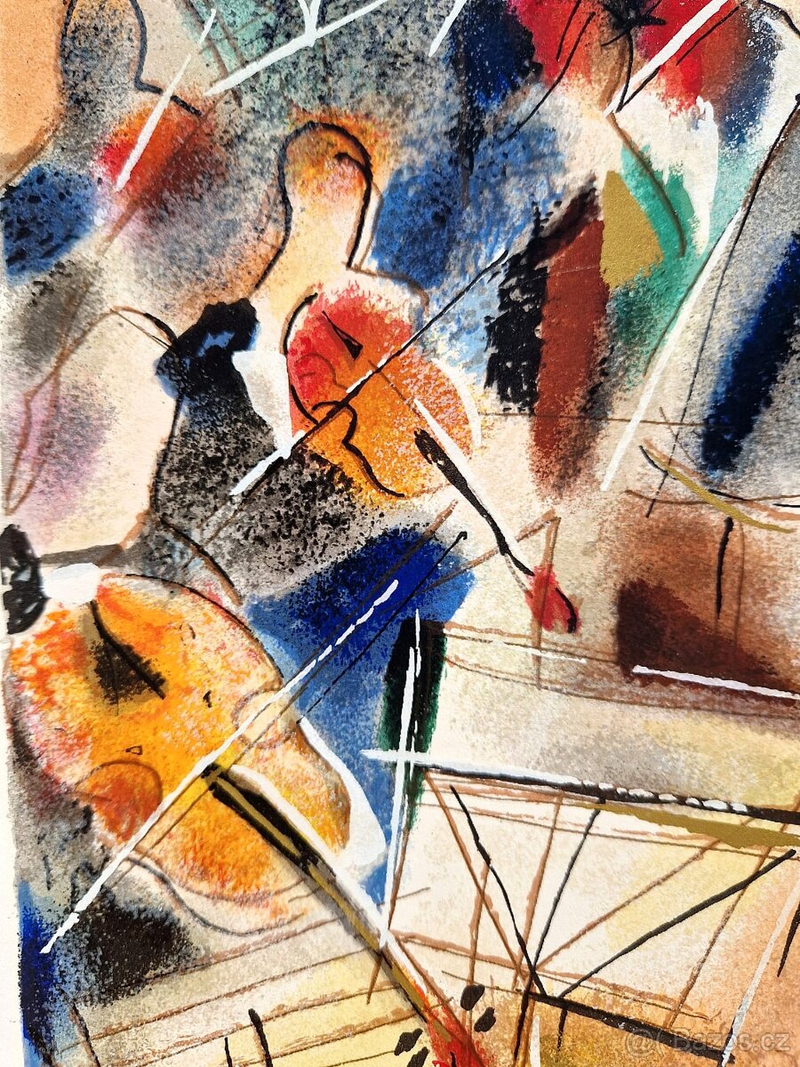 MICHAEL ROZENVAIN - Orchester (sieťotlač) podpísané - 7