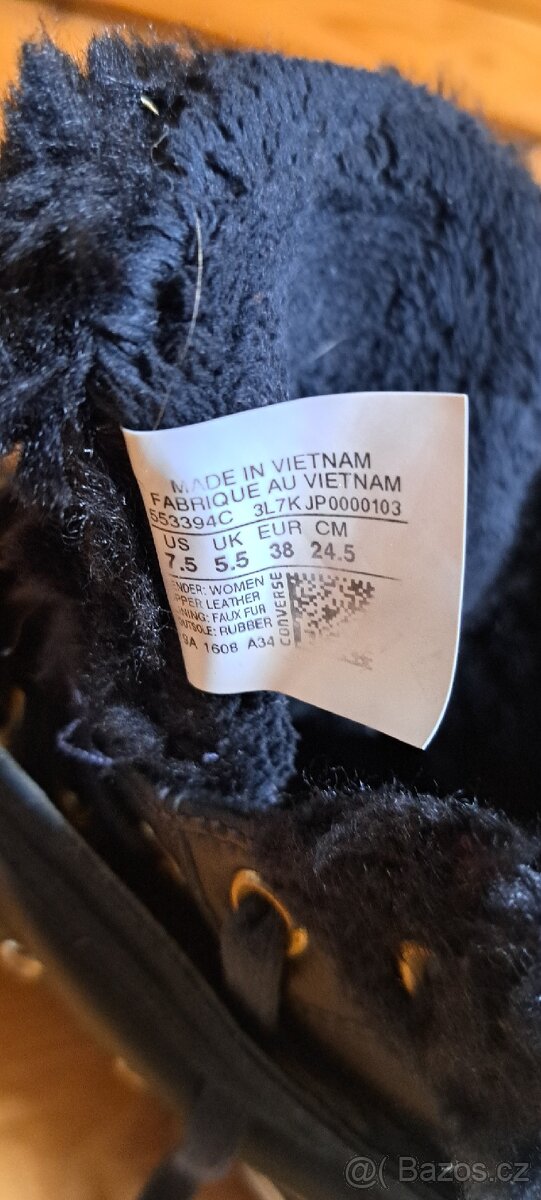 Zimní Converse s kožíškem, vel.38 - 7
