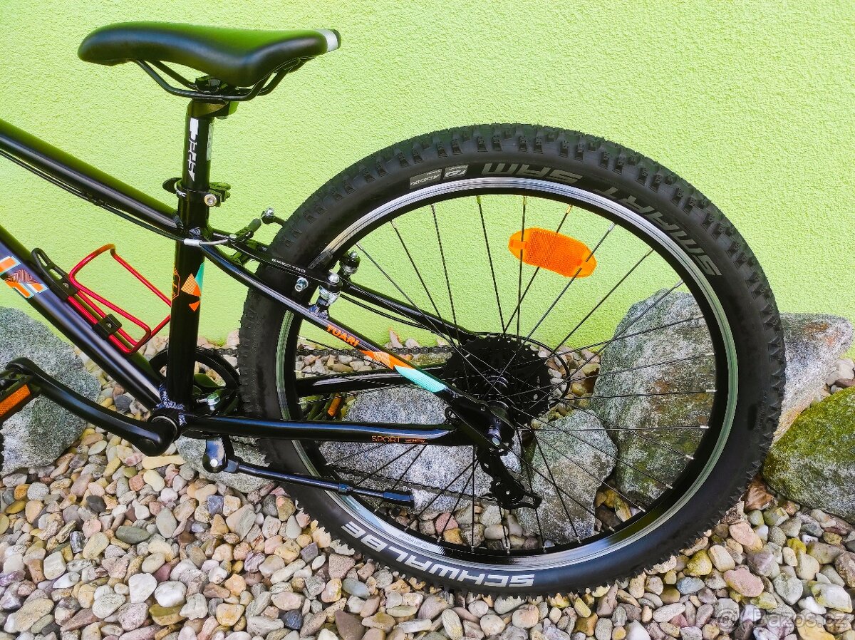 Značkové dětské kolo APACHE TAURI 24" (černá) - 7