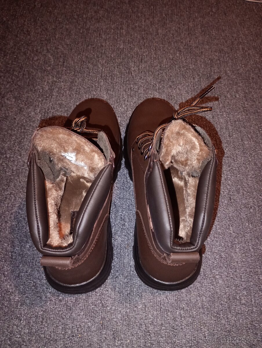 Nové kožené zimní vysoké boty CXS vel.45 - 7