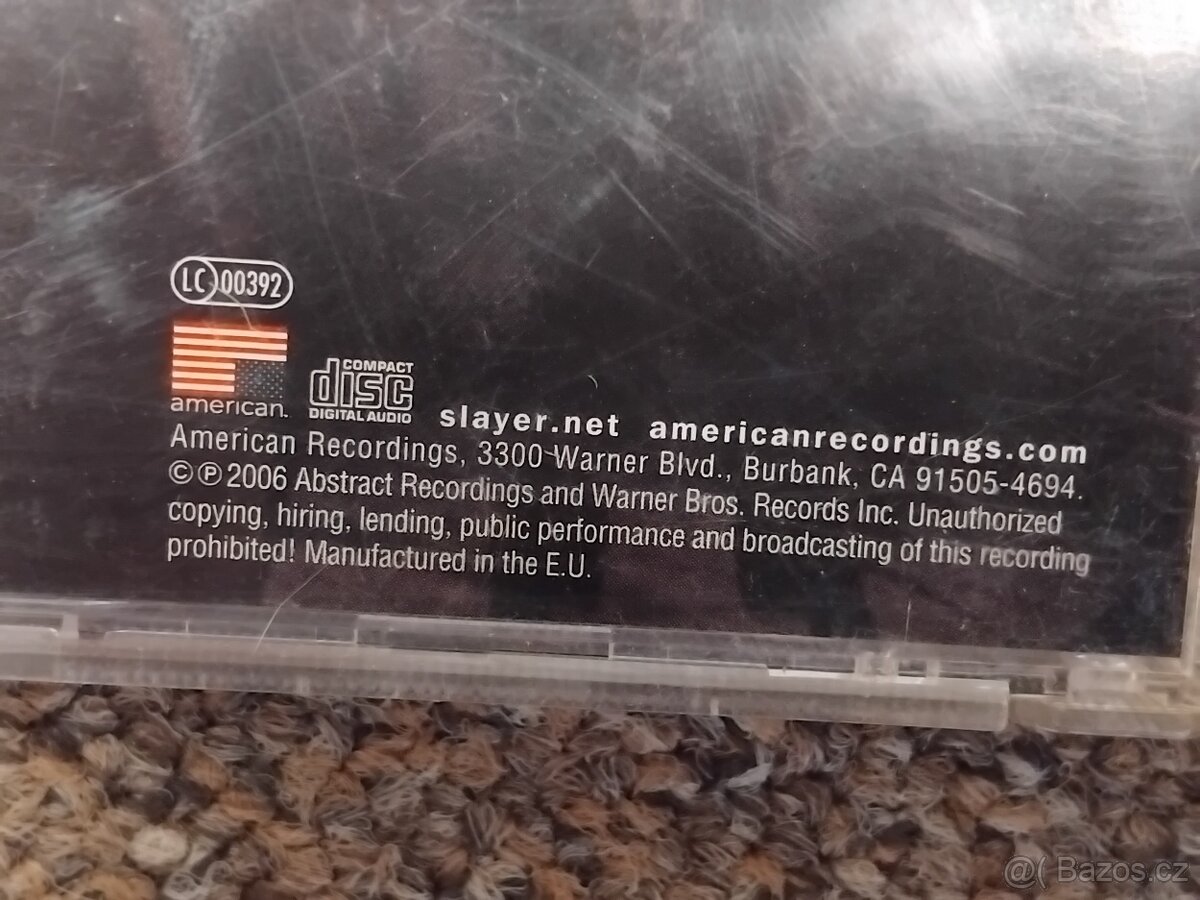 Prodám 2x CD Slayer - 7