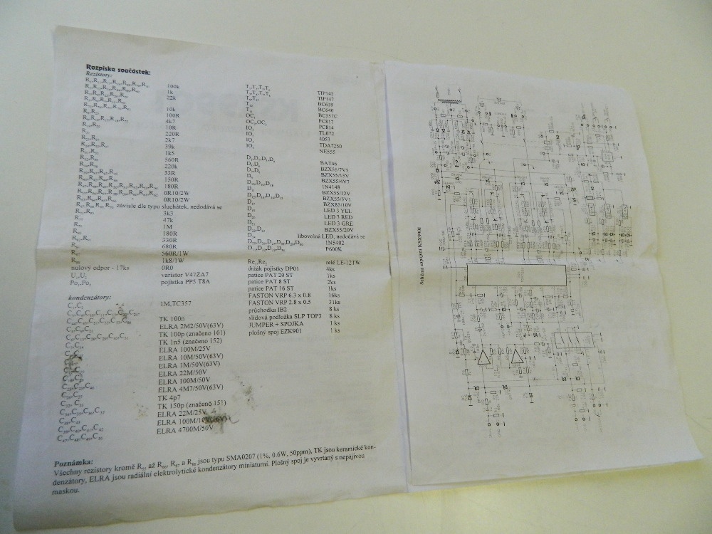 Rozestavěný, stereo zesilovač - 7