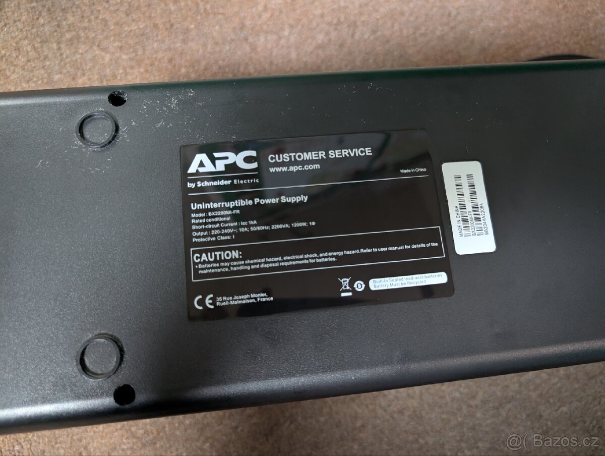Záložní zdroj APC Back-UPS BX 2200VA (FR) BX2200MI-FR - 7