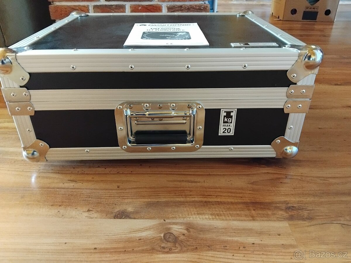 2x Omnitronic DJ gramofon DD-5220L + 2x case - 7
