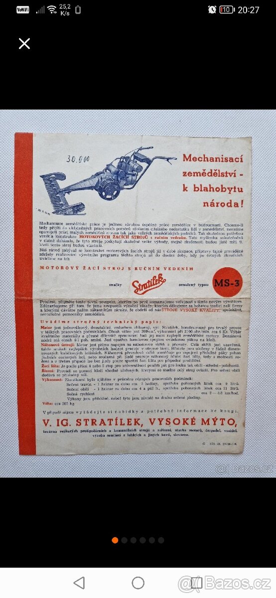 Benzínový motorový žacì stroj RW58 - 7