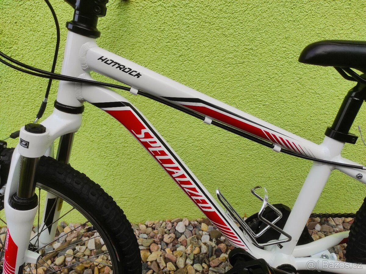 Značkové dětské kolo SPECIALIZED 20" (bílá/červená) - 7