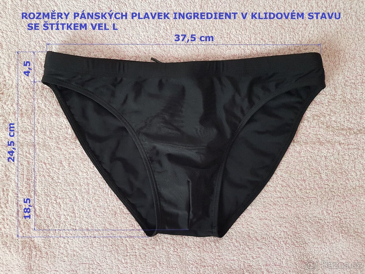 Pánské plavky na šňůrku bez loga vel XL / ORLOVÁ - 7