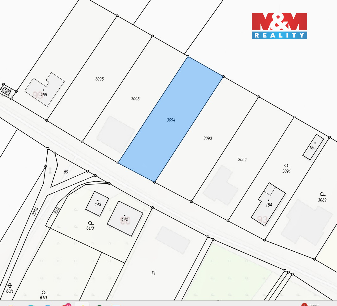 Prodej pozemku k bydlení, 1245 m², Zvěrkovice - 7