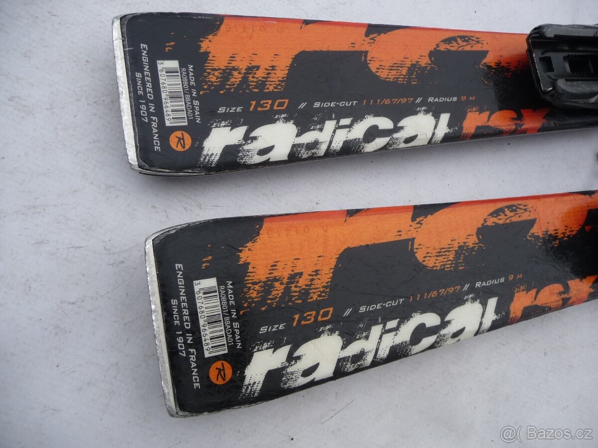91. Lyže ROSSIGNOL - 130 cm + boty NORDICA 37 eu - set - 7