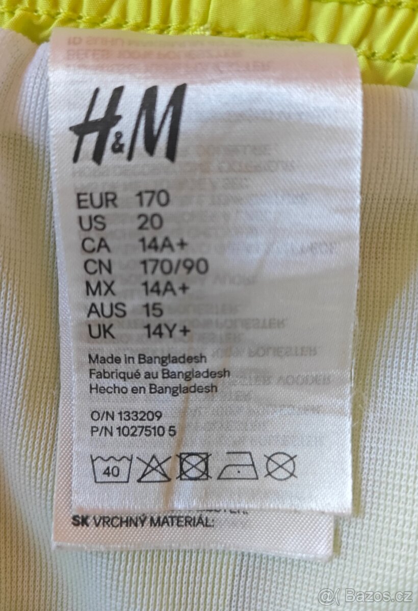 2x koupací šortky H&M vel. 170 - 7