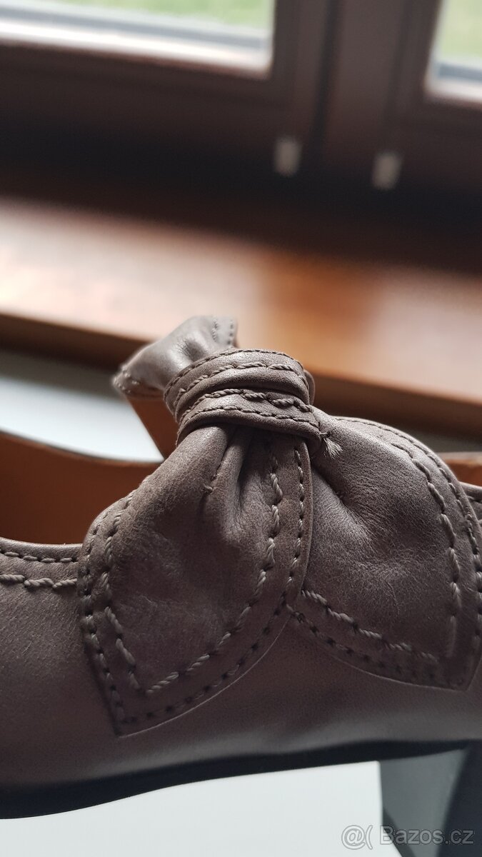 Polobotky kožené - 7