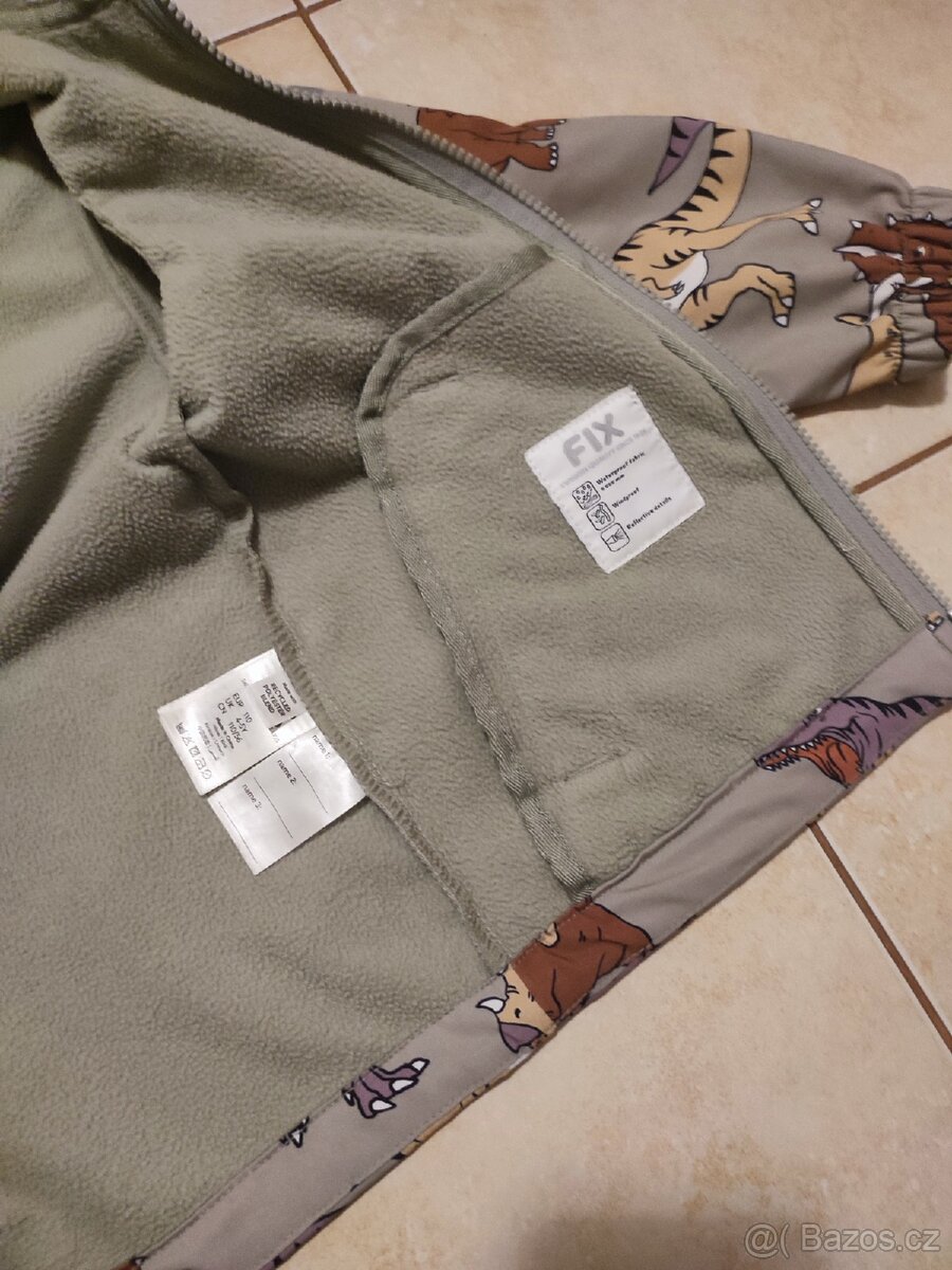Softshellová chlapecká bunda Lindex Fix vel 110 - 7