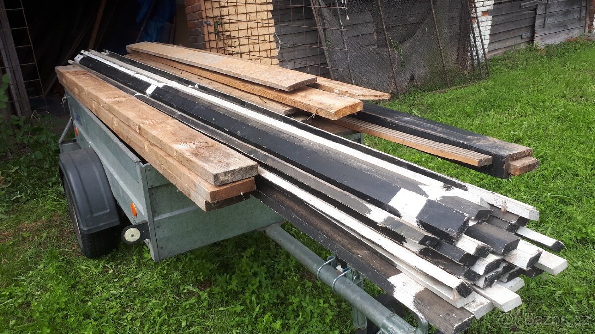 DŘEVO : Fošny , trámy , hranoly , prkna - 7