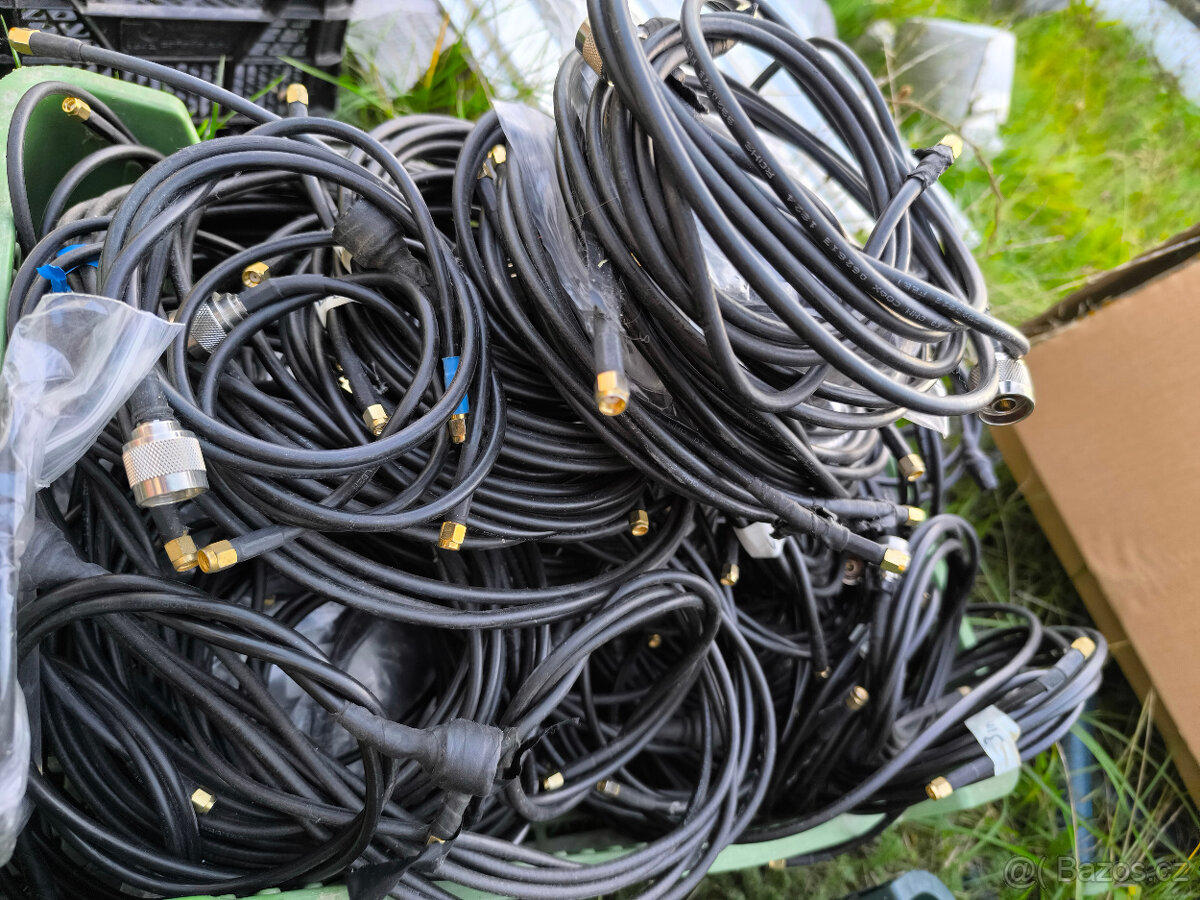 Pigtaily - koaxiální VF kabely, konektory N,RSMA, UFL, MMCX - 7