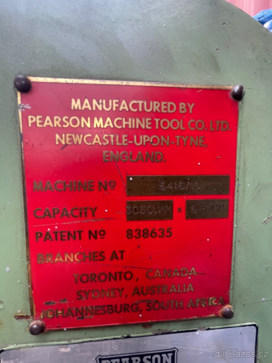 Padací nůžky Pearson pro střih až 6,5mm v délce 3m - 7