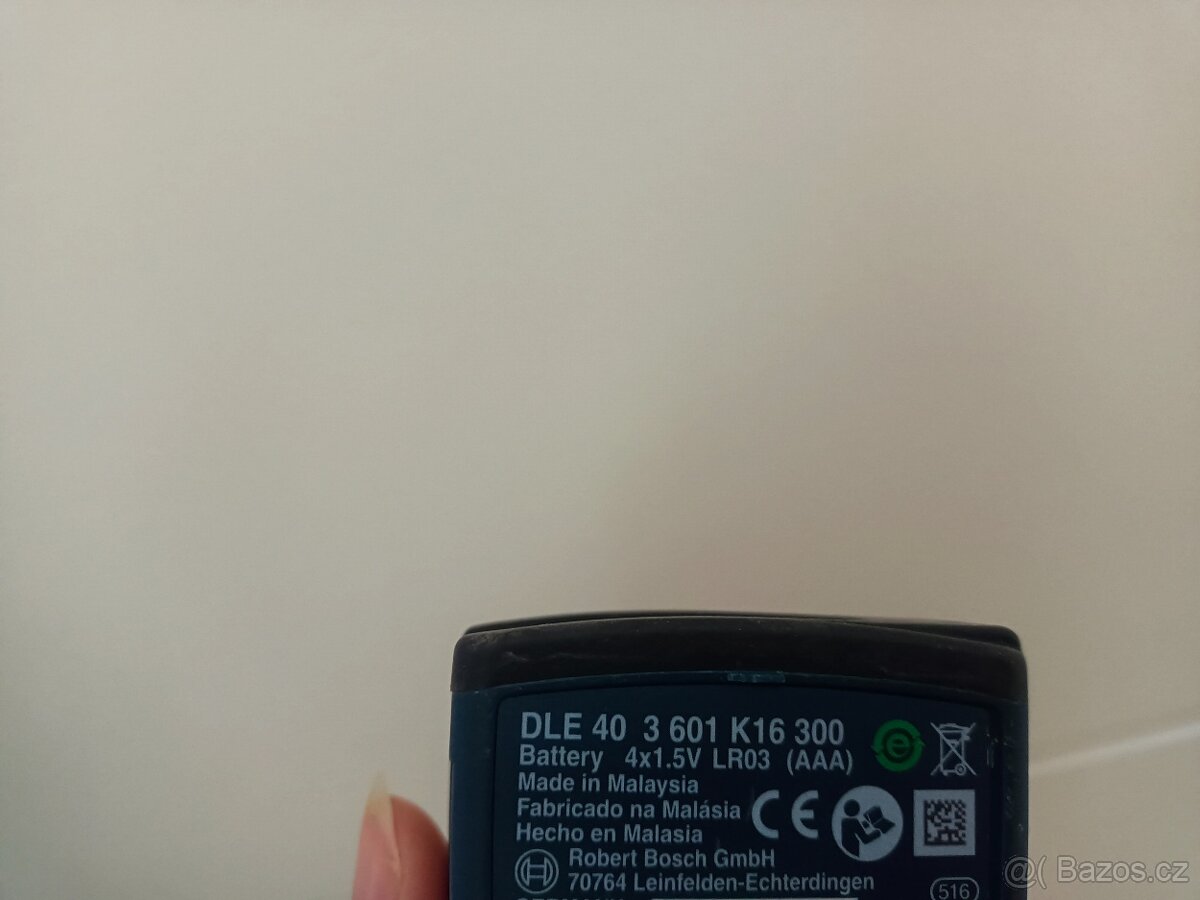 Laserový dálkoměr Bosch DLE 40 Professional, pouzdro - 7