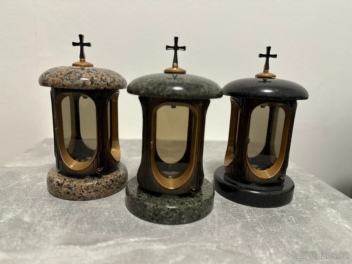 Granitové výrobky – váza, lampy, dekorativní koule - 7