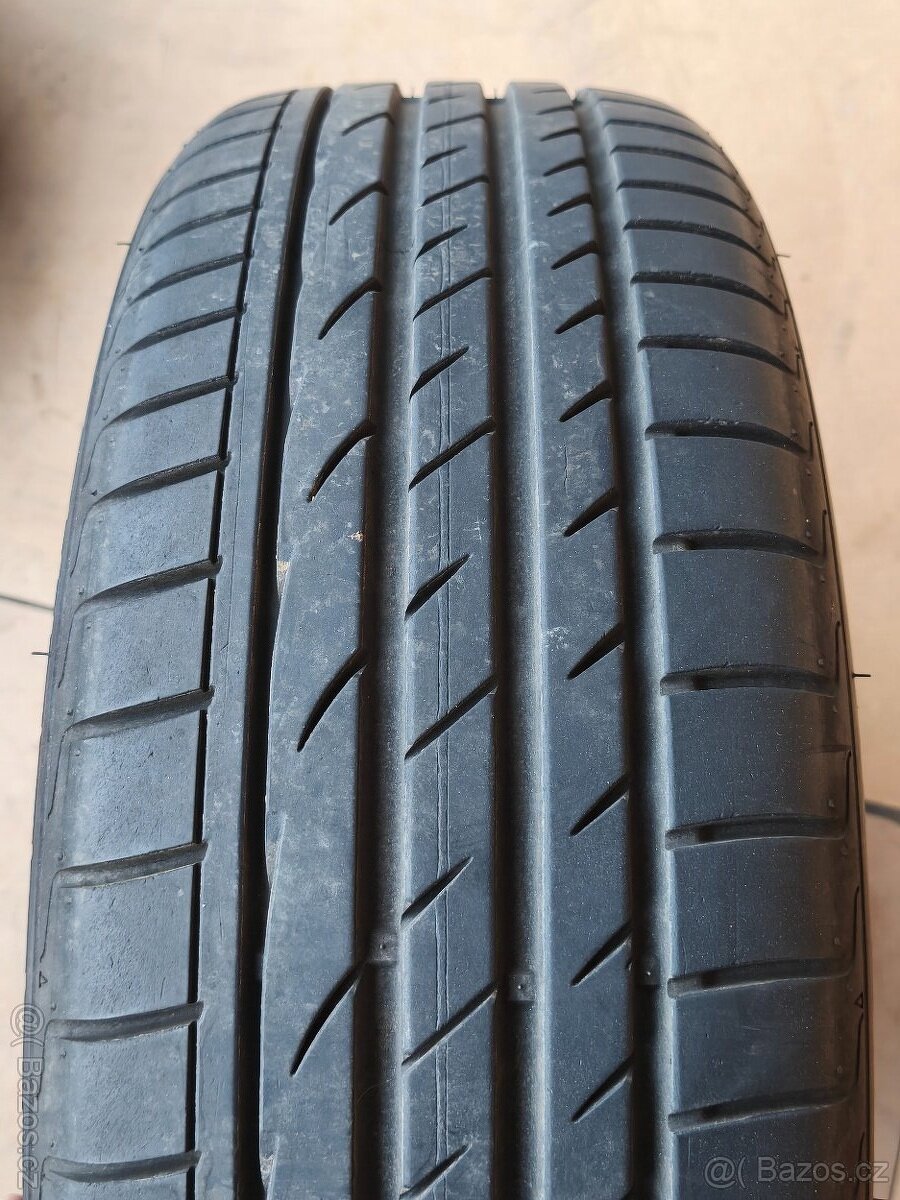 Alu kola Ford s pneu Continental 195/55 R16, vzorek 6 mm - 7