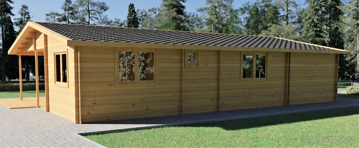 Prodej stavebnice dreveneho domu bez montaze - 7