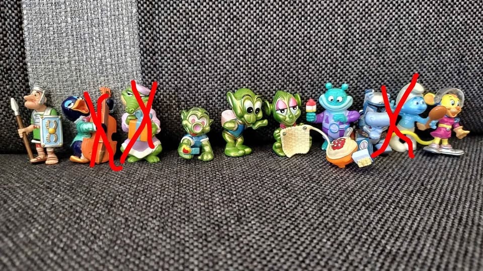 Sběratelské figurky z kinder vajíček - 7