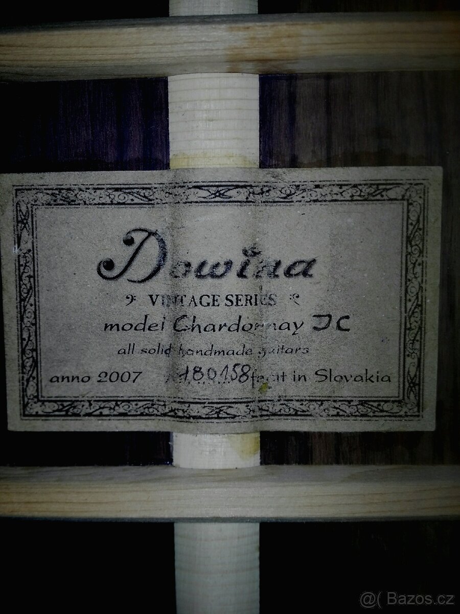 Predam celomasivnu gitaru Dowina Chardonnay+kufor. - 7