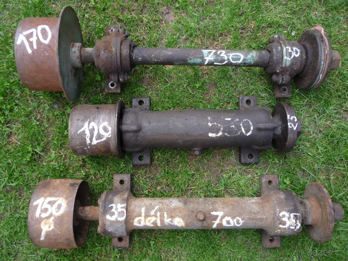 prodám staré hřídele na kotoučové pily či brusky, či na jiné - 7