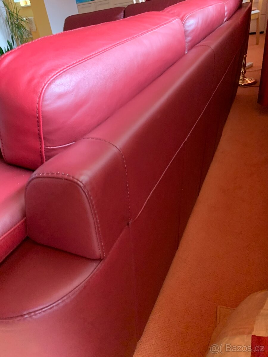 luxusní kožená sedačka zn. Natuzzi - 7