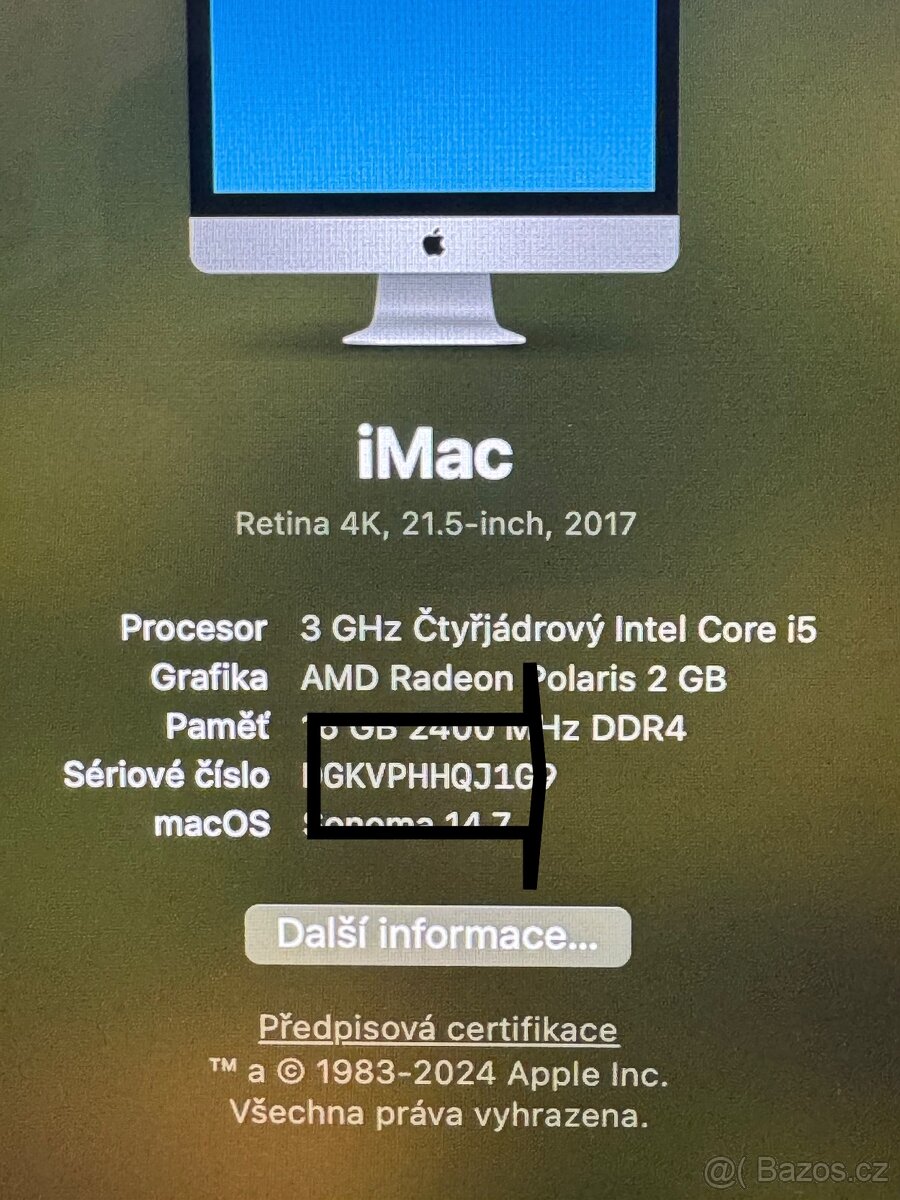 instalace OS Mac Sonoma na nepodporované modely od roku 2010 - 7