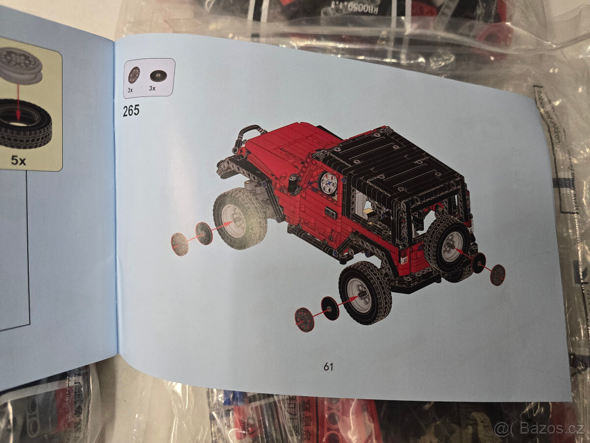 STAVEBNICE Technic Jeep Off-Road auto - 7