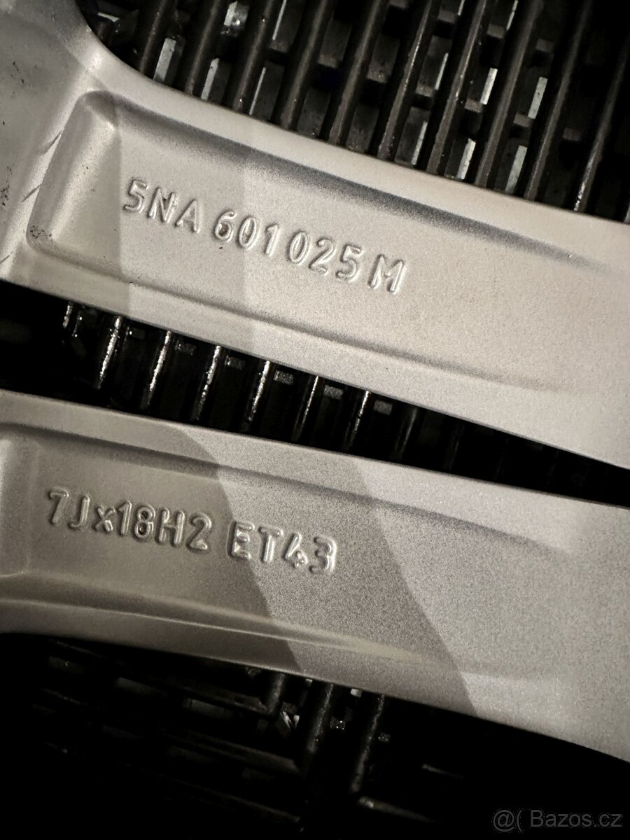 Zimní - VW Tiguan II - orig. ALU Sebring 5x112 R18 - 7