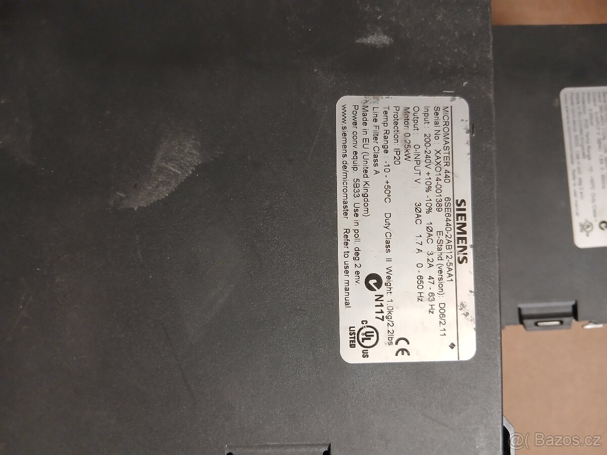 Prodám Siemens měniče - 7