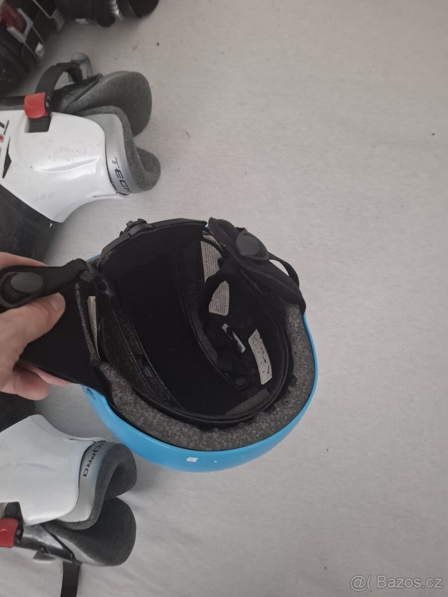 Dětské lyže 90 + vázání + boty 240 a 234 - 7